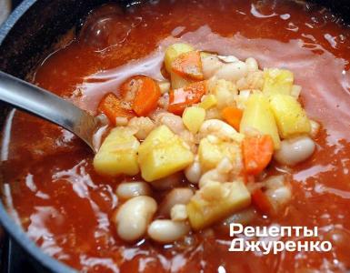 Томатный суп с фасолью: просто, сытно, полезно